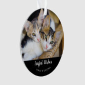 ペットの写真 オーナメント (正面)