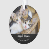 ペットの写真 オーナメント (正面)