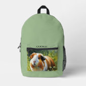 ペットの写真 プリントバックパック (正面)