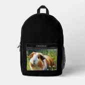 ペットの写真 プリントバックパック (正面)