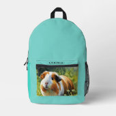 ペットの写真 プリントバックパック (正面)