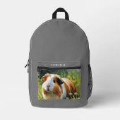 ペットの写真 プリントバックパック (正面)