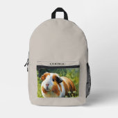 ペットの写真 プリントバックパック (正面)
