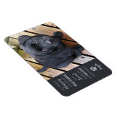 ペットの写真 – 犬の写真 – 猫の写真 – ペットの記念碑 マグネット (右側)