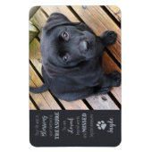 ペットの写真 – 犬の写真 – 猫の写真 – ペットの記念碑 マグネット (縦)