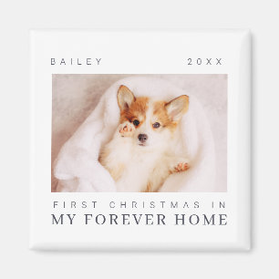 ペットの初めてのクリスマスインフォーエバーホームシックモダン マグネット