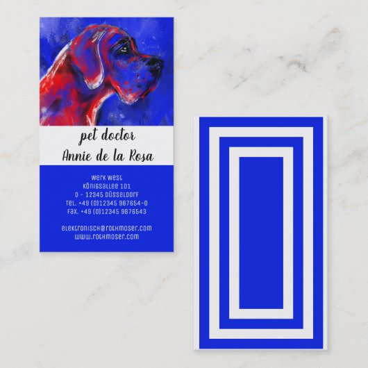 ペットの医者 名刺 (正面/裏面)