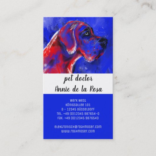 ペットの医者 名刺 (正面)