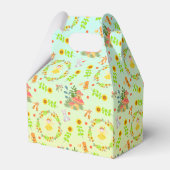 ペットの友人とガーデンフェアリー誕生日パーティー フェイバーボックス (裏面サイド)