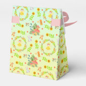 ペットの友人とガーデンフェアリー誕生日パーティー フェイバーボックス (裏面サイド)