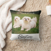 ペットの友人の別人写真犬の母の贈り物 クッション (ブランケット)