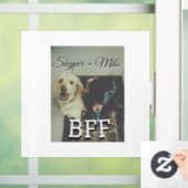 ペットの友人のbesties名前ペットの写真動物の愛を追加 ウィンドウサイン (ホーム)