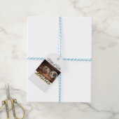 ペットの友人のbesties名前ペットの写真動物の愛を追加 ギフトタグ (より糸付き)