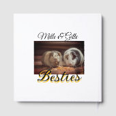 ペットの友人のbesties名前ペットの写真動物の愛を追加 ゲストブック (裏面)