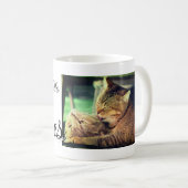 ペットの友人のbesties名前ペットの写真動物の愛を追加 コーヒーマグカップ (正面右)