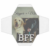 ペットの友人のbesties名前ペットの写真動物の愛を追加 サッカーボール (フラット)