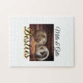 ペットの友人のbesties名前ペットの写真動物の愛を追加 ジグソーパズル (横)