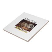 ペットの友人のbesties名前ペットの写真動物の愛を追加 タイル (側面)