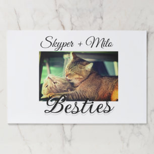 ペットの友人のbesties名前ペットの写真動物の愛を追加 ペーパーパッド