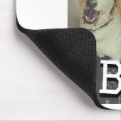 ペットの友人のbesties名前ペットの写真動物の愛を追加 マウスパッド (コーナー)