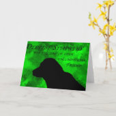 ペットの同情カード カード (黄色い花)