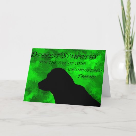 ペットの同情カード カード (正面)