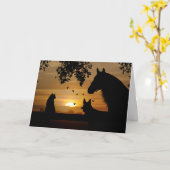 ペットの同情カード カード (黄色い花)