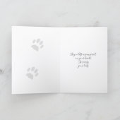 ペットの同情カード カード (内部)