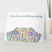 ペットの同情証の紛失 カード (正面)