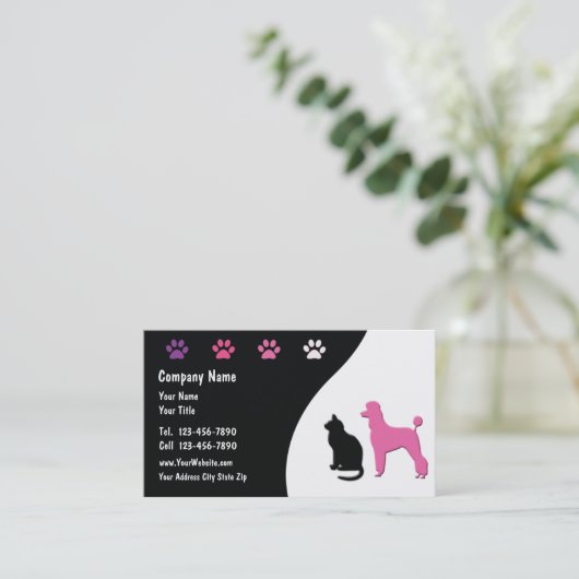 ペットの名刺 名刺 (スタンド正面)
