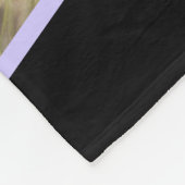 ペットの名前をかたどる虹の橋 フリースブランケット (角)