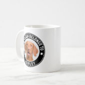 ペットの名前入りカスタムフォト面白グッズ コーヒーマグカップ (正面左)