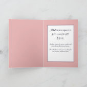 ペットの哀悼の馬の損失パーソナライズされた悔やみや弔慰 カード (内部)