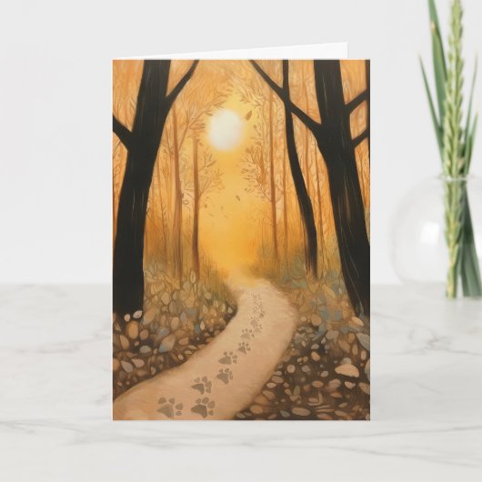 ペットの哀悼 カード (正面)