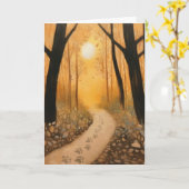 ペットの哀悼 カード (黄色い花)