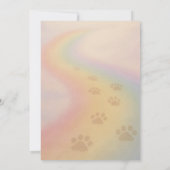 ペットの喪失の悔やみや弔慰 カード (裏面)