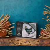 ペットの喪失 ペットメモリアル スウィートトリビュート 名言 & 写真 フォトプラーク (側面)