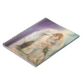 ペットの天使、犬のオウムcockatoo cat journal ノートブック (左側)