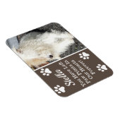 ペットの失われた我々のハートに手のプリント マグネット (右側)