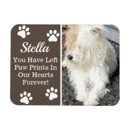 ペットの失われた我々のハートに手のプリント マグネット