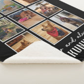 ペットの失パーソナライズされた敗Photo Collage Sh シェルパブランケット (3/4)