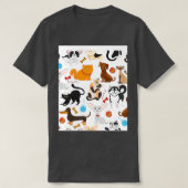 ペットの子猫と子犬の血統ペットのおもちゃグラ Tシャツ (デザイン正面)