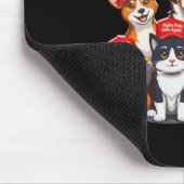 ペットの安全を再びトランプおもしろい選挙2024 マウスパッド (コーナー)