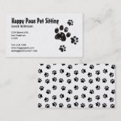 ペットの居座りサービス名刺 名刺 (正面/裏面)