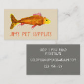 ペットの店、ペットの小売店 名刺 (正面/裏面)