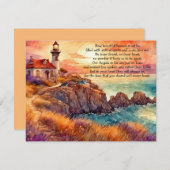 ペットの弔意の悔やみや弔慰グリーティングカードの紛失 サンキューカード (正面/裏面)