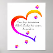 ペットの弔意の悔やみや弔慰ポスターの喪失 ポスター (正面)