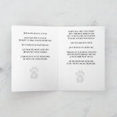 ペットの弔慰カード カード (内部)