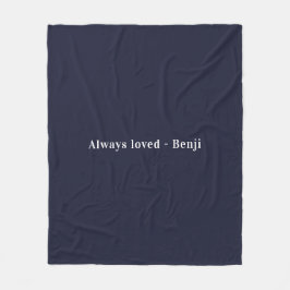 ペットの形見 フリースブランケット