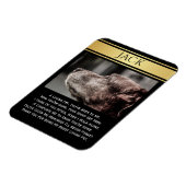 ペットの思い出の中失ったで マグネット (左側)